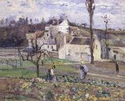 Camille Pissarro, Cabbage patch near the village